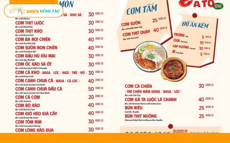 Review mới nhất quán cơm tấm A Tố Vũng Tàu ngon, hút khách 9 cơm tấm a tố