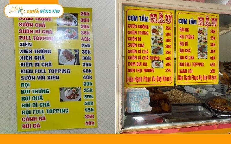 Review mới nhất về tiệm cơm tấm Hậu Vũng Tàu - Quán cơm bình dân 9 cơm tấm hậu vũng tàu