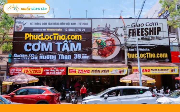 Review mới nhất về tiệm cơm tấm Phúc Lộc Thọ Vũng Tàu nổi tiếng 6 cơm tấm phúc lộc thọ vũng tàu