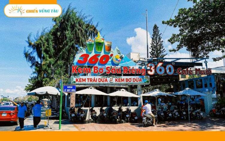 Review mới nhất về quán Kem Bơ 360 Vũng Tàu view biển mát rượi 7 kem bơ 360 vũng tàu