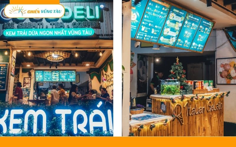 Review mới nhất về quán kem dừa CocoDeli Vũng Tàu chất lượng 7 kem dừa cocodeli vũng tàu
