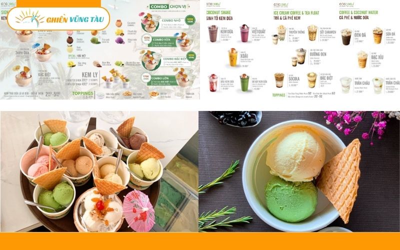 Review mới nhất về quán kem dừa CocoDeli Vũng Tàu chất lượng 9 kem dừa cocodeli vũng tàu