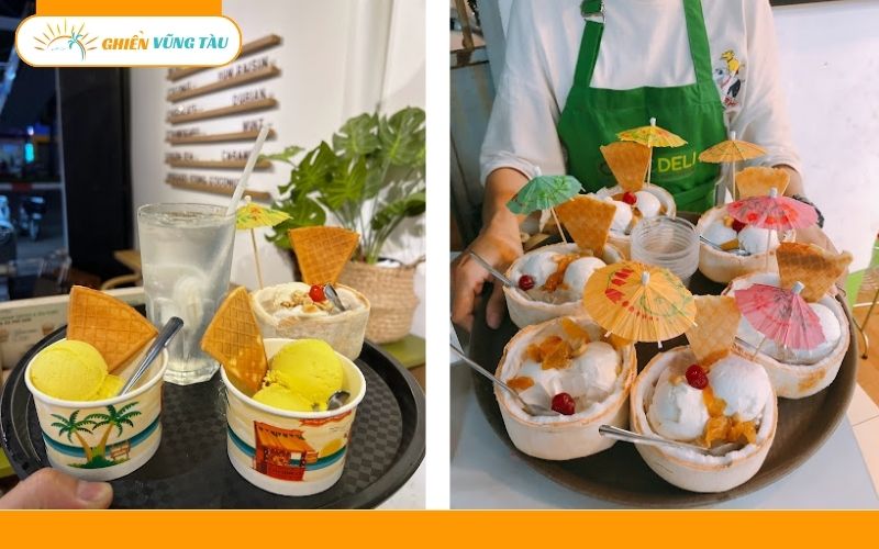 Review mới nhất về quán kem dừa CocoDeli Vũng Tàu chất lượng 10 kem dừa cocodeli vũng tàu