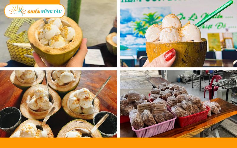 Review mới nhất về quán kem dừa Côn Đảo chính gốc tại Vũng Tàu 7 kem dừa côn đảo