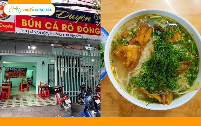 bún cá rô vũng tàu