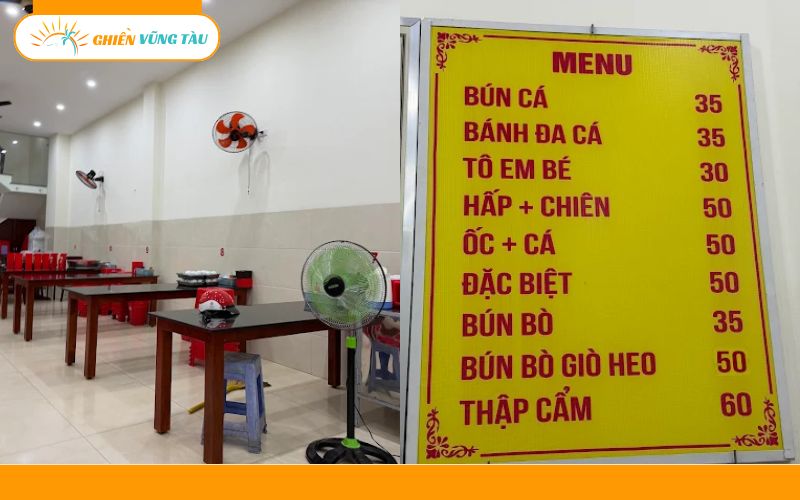 bún cá rô vũng tàu