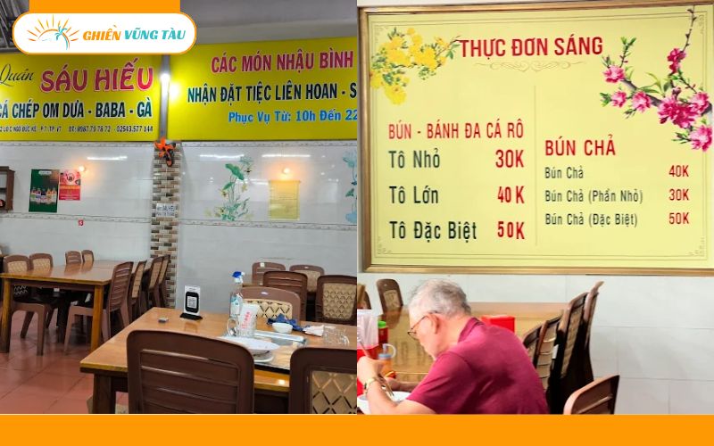 bún cá rô vũng tàu