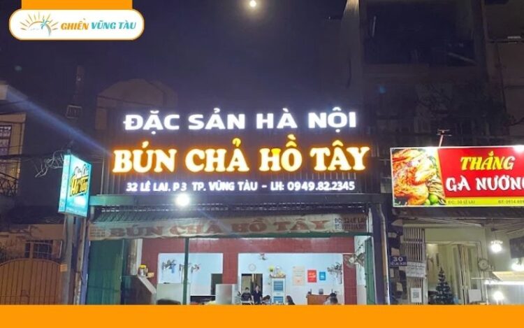 bún chả hồ tây vũng tàu