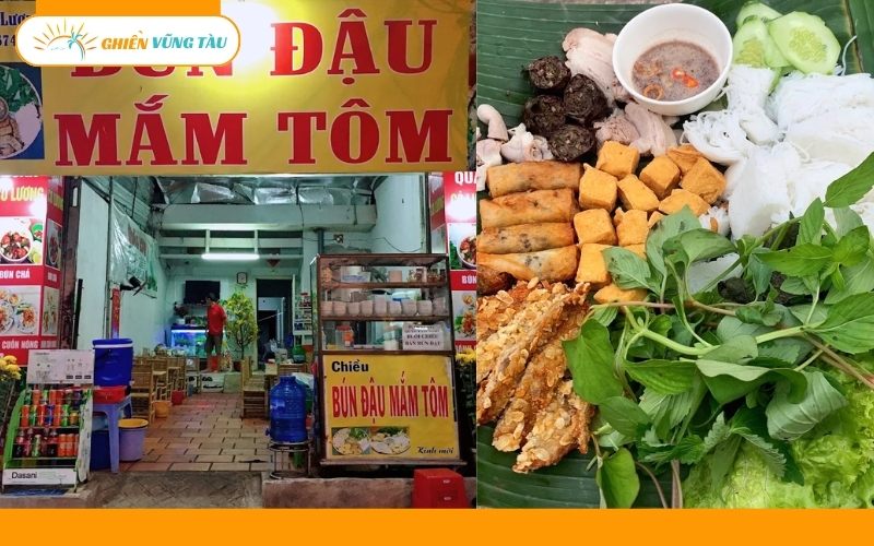 bún đậu mắm tôm vũng tàu