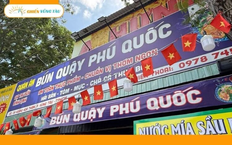 Review mới nhất về quán bún quậy Vũng Tàu đường Hoàng Hoa Thám 5 bún quậy vũng tàu