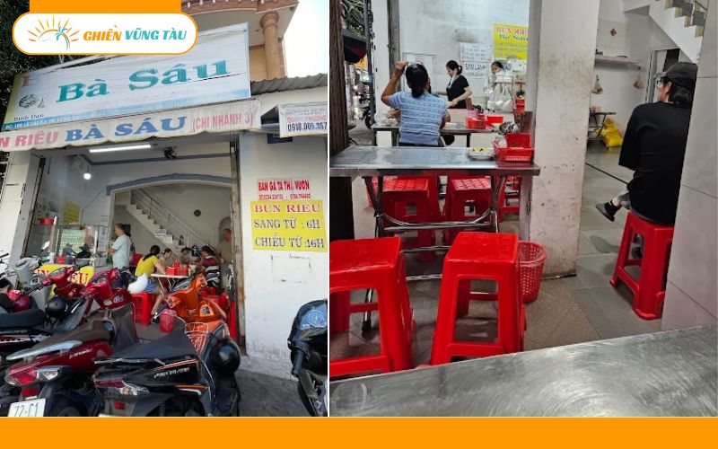 Review mới nhất về quán bún riêu Bà Sáu Vũng Tàu ngon - giá rẻ 6 bún riêu bà sáu vũng tàu
