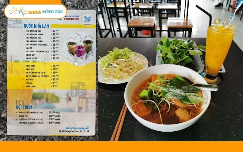 Review mới nhất về quán bún riêu tôm Thuận Phúc ngon, vị đậm đà 12 bún riêu tôm thuận phúc