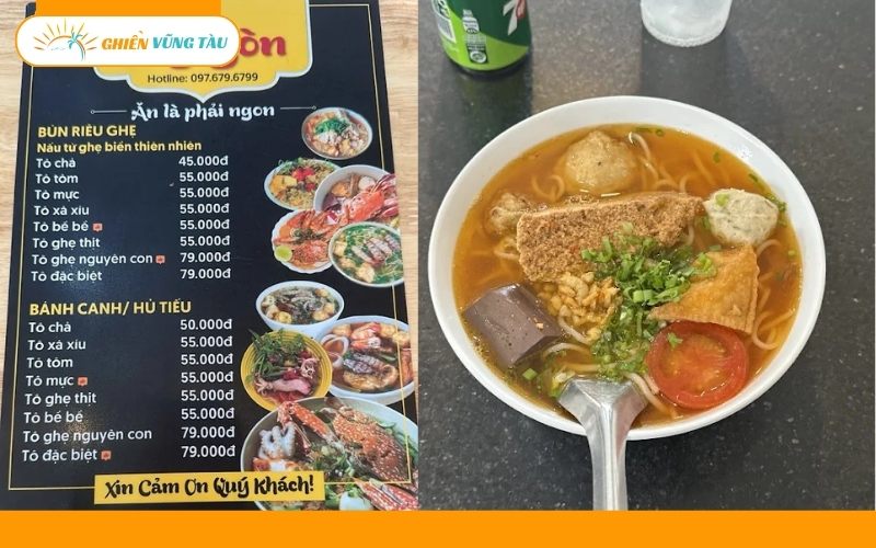 Top 9 quán bún riêu Vũng Tàu ngon nhất cho bạn lựa chọn 19 bún riêu vũng tàu