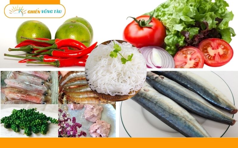 Cách làm món bún súng Vũng Tàu thơm ngon, chuẩn hương vị đậm đà 7 bún súng vũng tàu