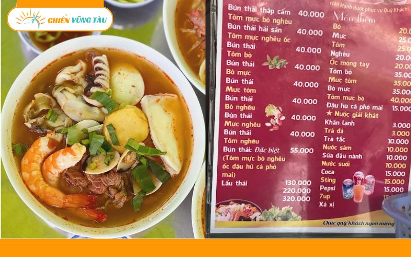 bún thái vũng tàu