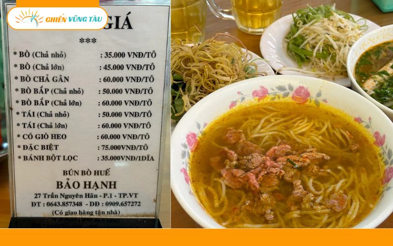 bún bò bảo hạnh