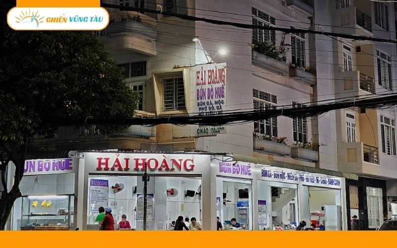 Review mới nhất về quán bún bò Hải Hoàng Vũng Tàu lâu năm 9 bún bò hải hoàng