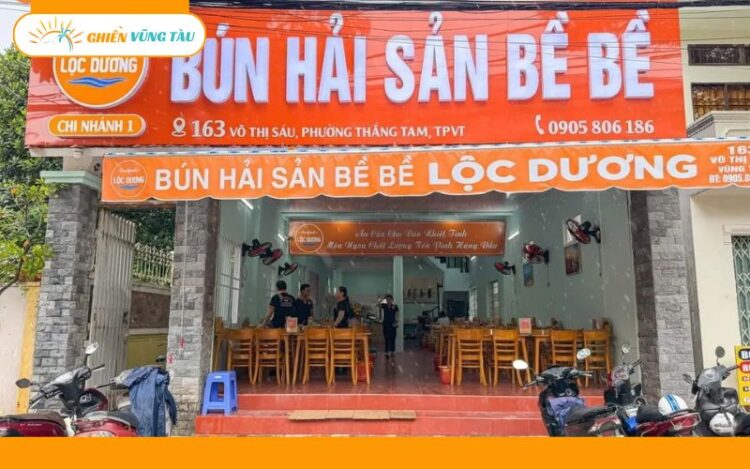 bún hải sản bề bề lộc dương