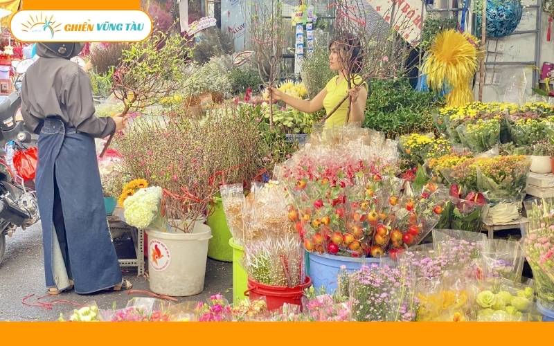 chợ hoa tết vũng tàu