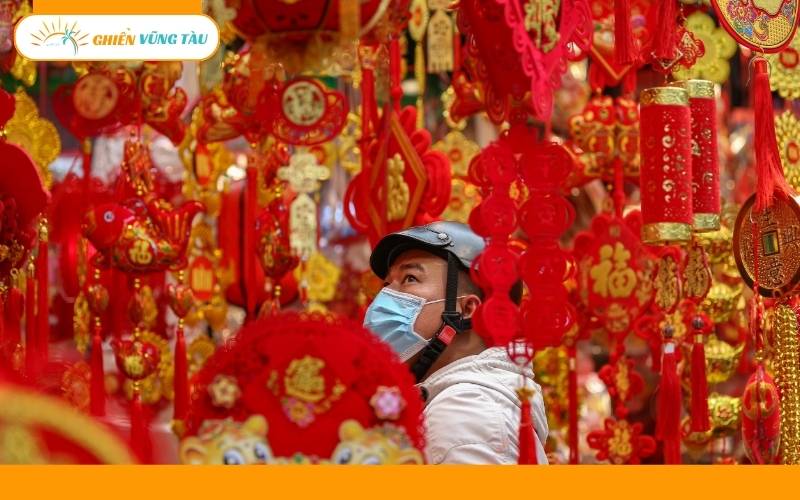 đồ trang trí tết ở vũng tàu
