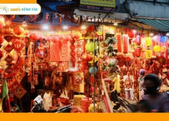 đồ trang trí tết ở vũng tàu