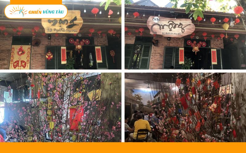 Quán cafe trang trí Tết đẹp ở Vũng Tàu