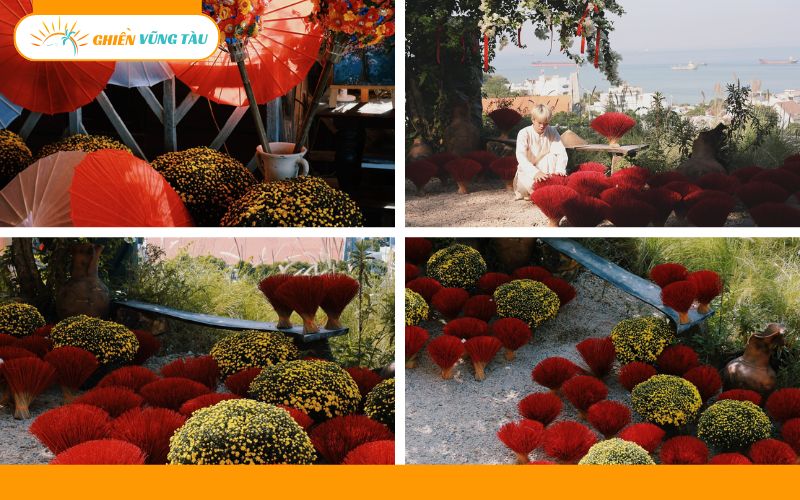 Quán cafe trang trí Tết đẹp ở Vũng Tàu