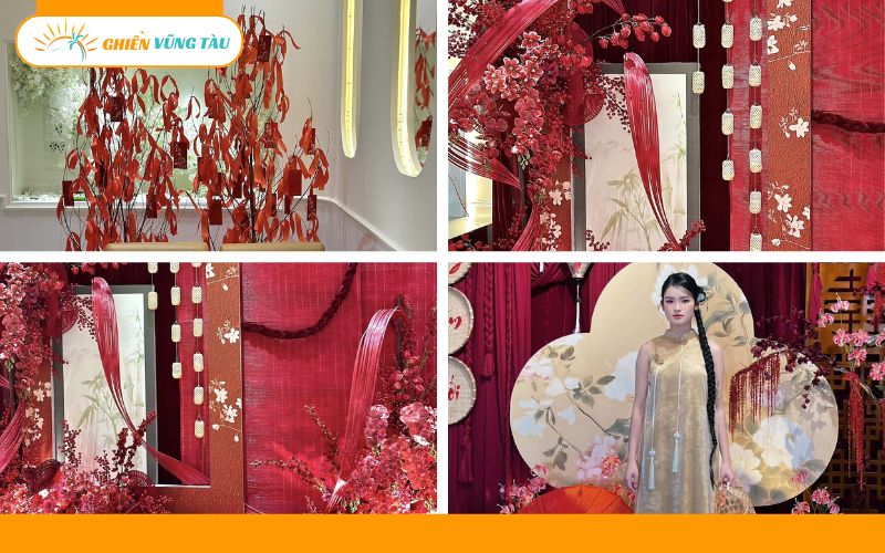 Quán cafe trang trí Tết đẹp ở Vũng Tàu