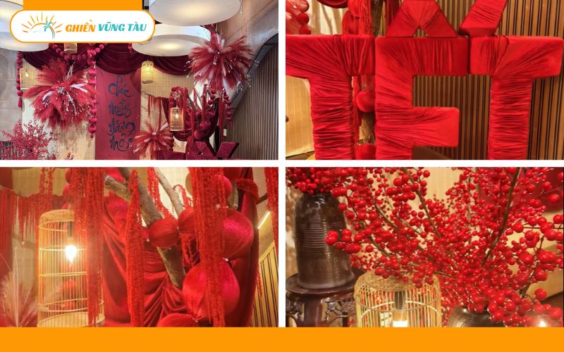 Quán cafe trang trí Tết đẹp ở Vũng Tàu