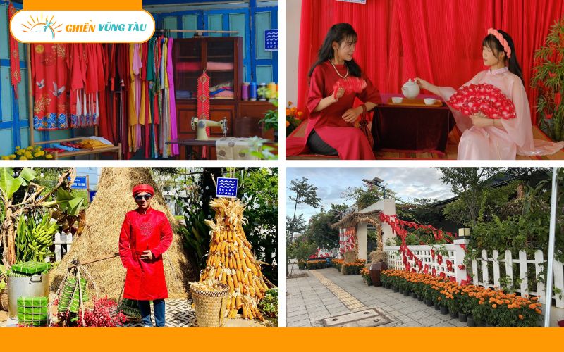 Quán cafe trang trí Tết đẹp ở Vũng Tàu