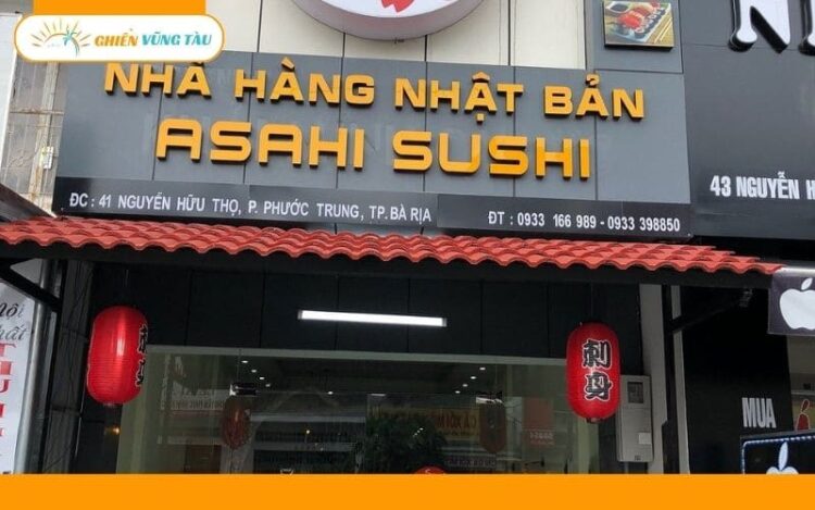 asahi sushi bà rịa