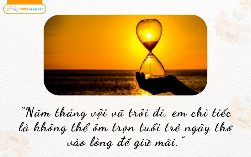 câu nói hay về thời gian trôi nhanh
