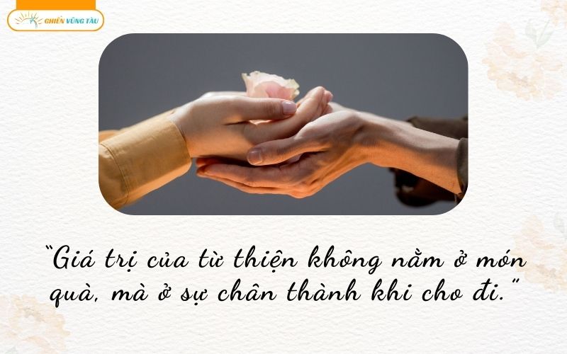 câu nói hay về từ thiện