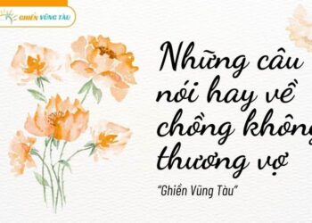 những câu nói hay về chồng không thương vợ