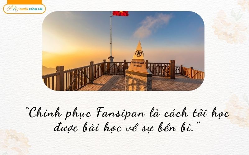 những câu nói hay về đỉnh fansipan