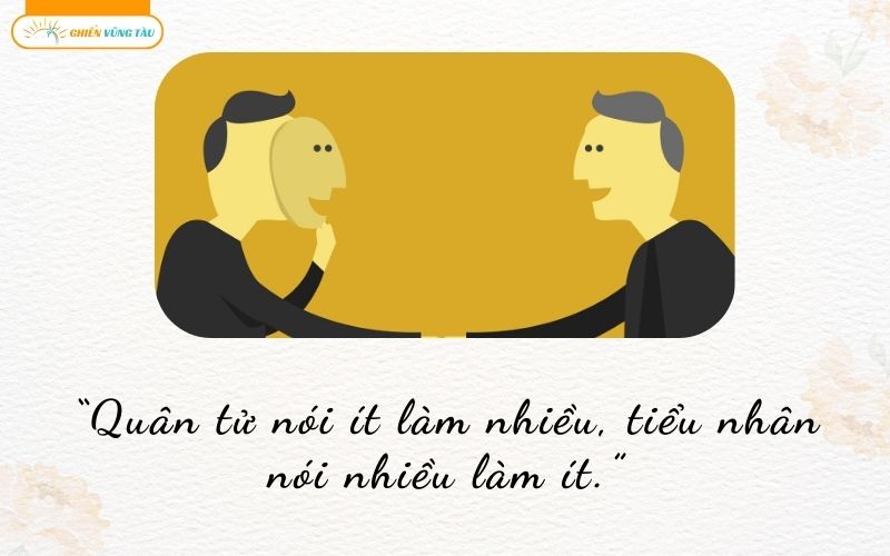 những câu nói hay về quân tử và tiểu nhân