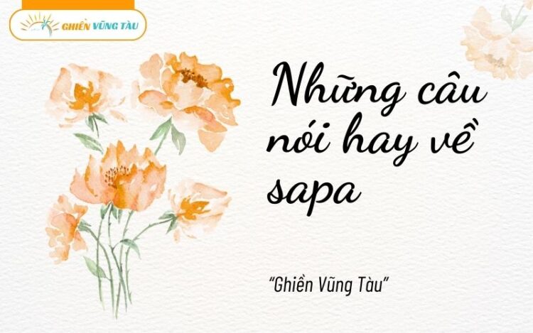 những câu nói hay về sapa