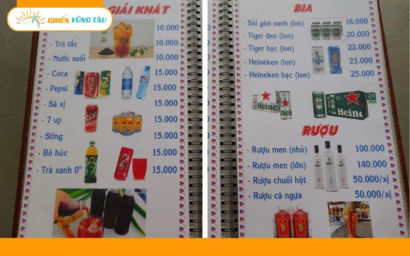 quán ăn vườn xoài vũng tàu