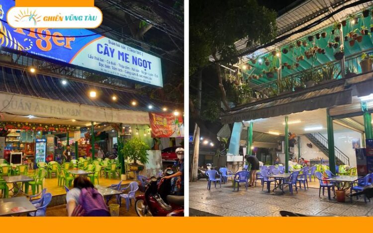 quán hải sản cây me ngọt