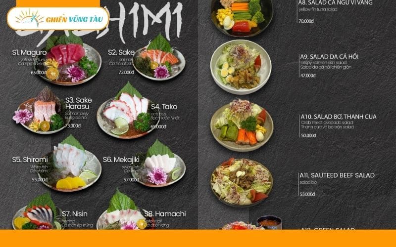 sasawa sushi vũng tàu