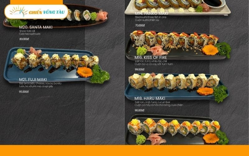 sasawa sushi vũng tàu