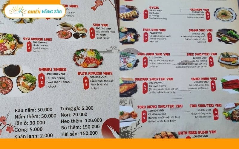 sushi hokkaido vũng tàu