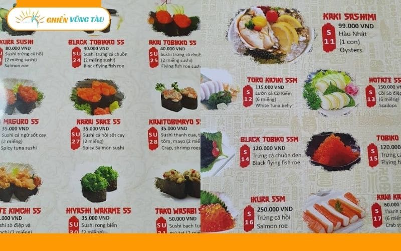 sushi hokkaido vũng tàu