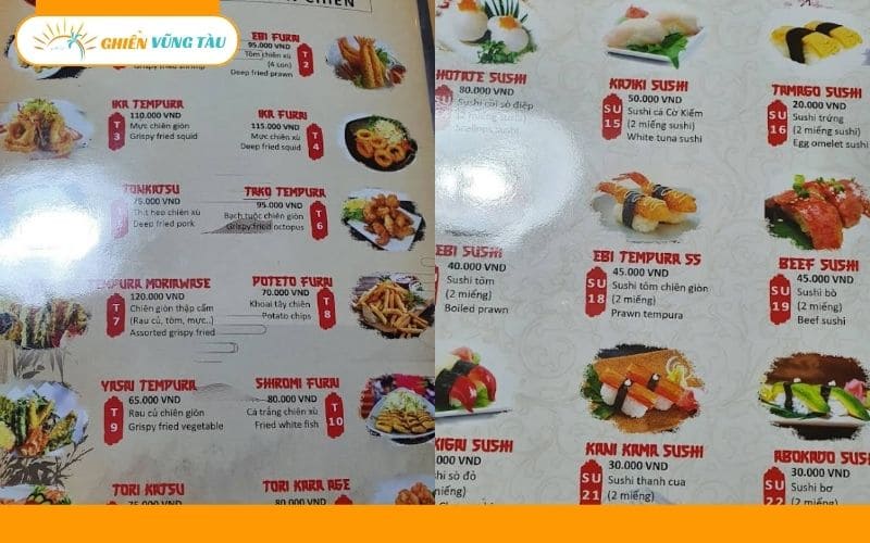 sushi hokkaido vũng tàu