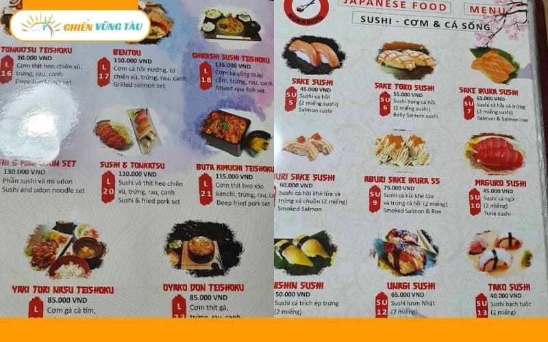 sushi hokkaido vũng tàu