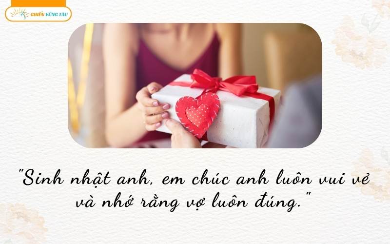 câu nói hay chúc mừng sinh nhật chồng