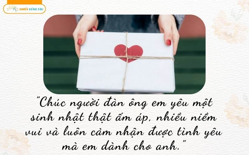 câu nói hay chúc mừng sinh nhật chồng