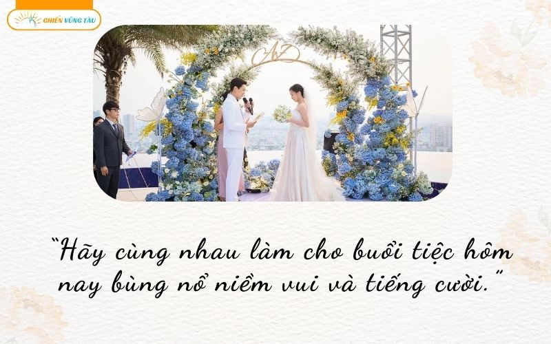 những câu nói hay của mc đám cưới