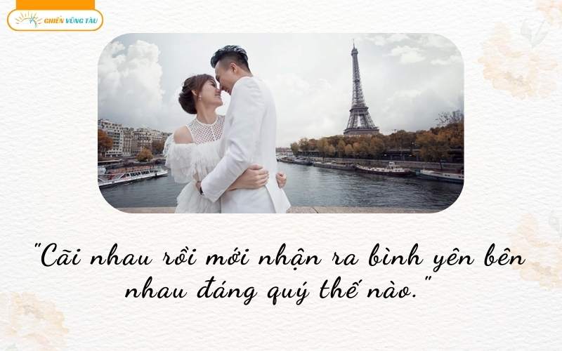 những câu nói hay khi vợ chồng cãi nhau