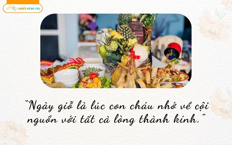 những câu nói hay về ngày giỗ ông bà